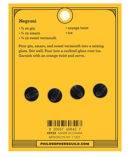 Negroni Cocktail Pin Set