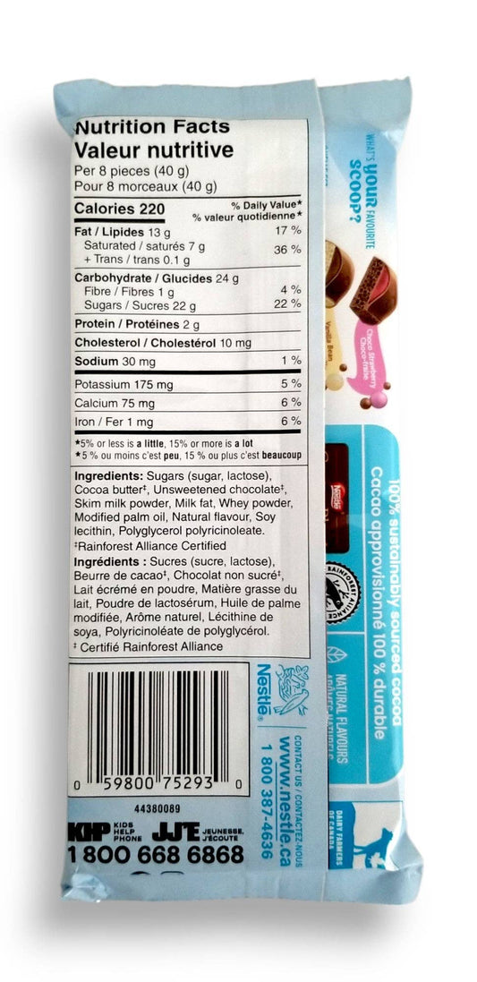 Aero Scoops Double Chocolate Milk Chocolate Bar, 105