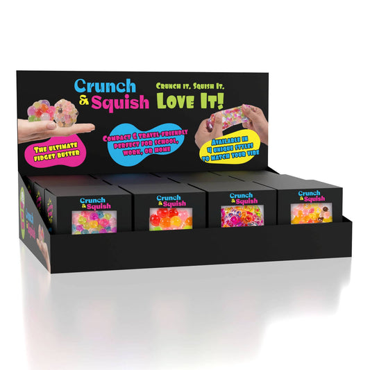Crunch & Squish Candy Series Crunchy Squishy Stress Ball Fidget Toy (1pc) Color Ships Assorted