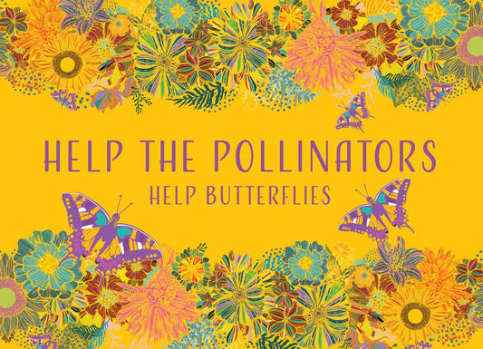 Help The Pollinators Help Butterflies- Pollinator Flower Mix