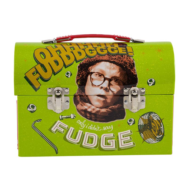 Deluxe Import Trading - Tin Box Company A Christmas Story Oh Fudge Carry Tin Tote