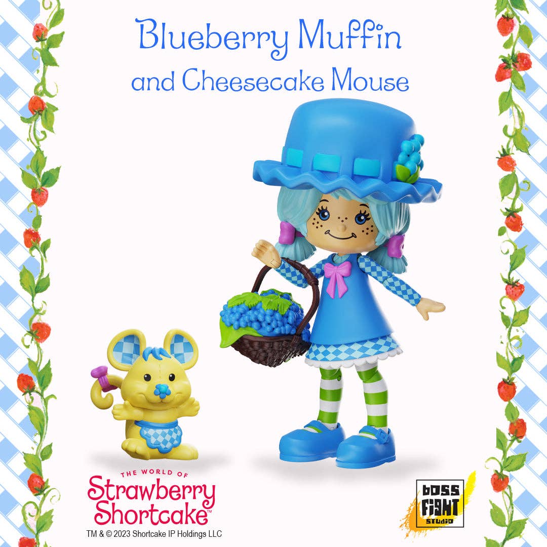 Boss Fight Studio: Action Figures and Collectibles - Strawberry Shortcake Action Deluxe Figure: Blueberry Muffin