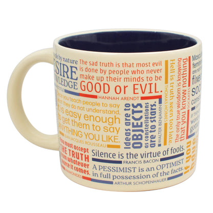 Unemployed Philosophers Guild - I Drink Therefore I Am (Philosophy Quote) Mug