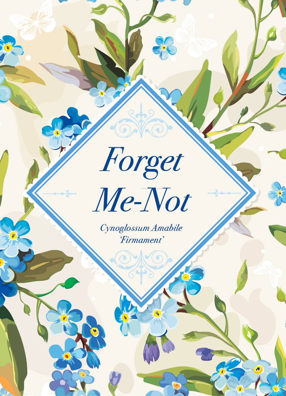 Vintage Gift - Forget Me Not Seed Packets