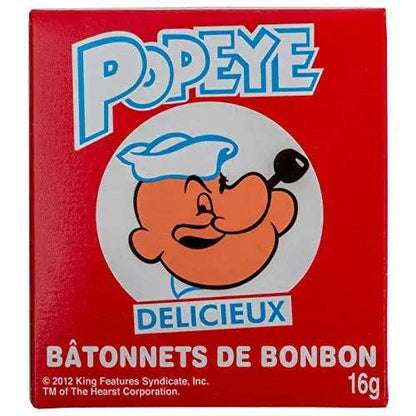 Popeye Candy Sticks (Individual Boxes)