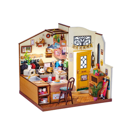 DIY Miniature House Kit: Cozy Kitchen