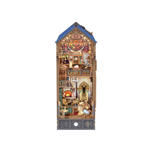 DIY Book Nook Kit: Leonardo da Vinci w/ Dust Cover
