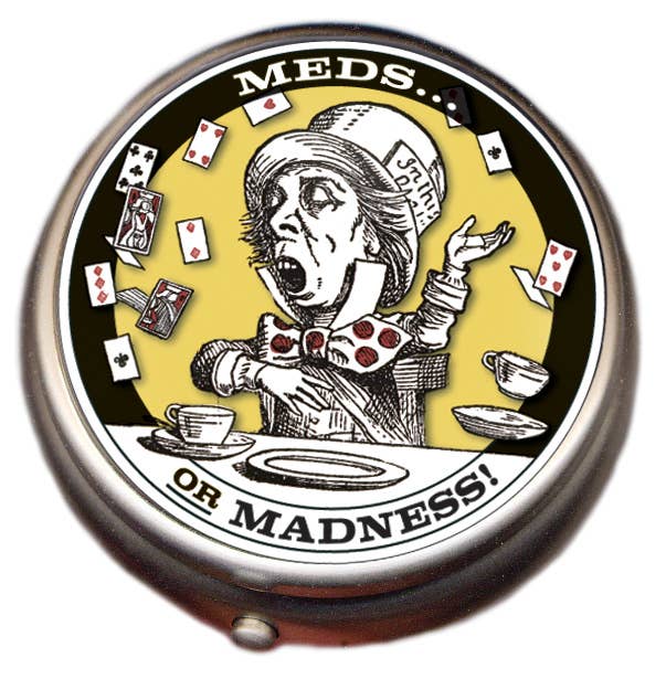 Mad Hatter Pill Box