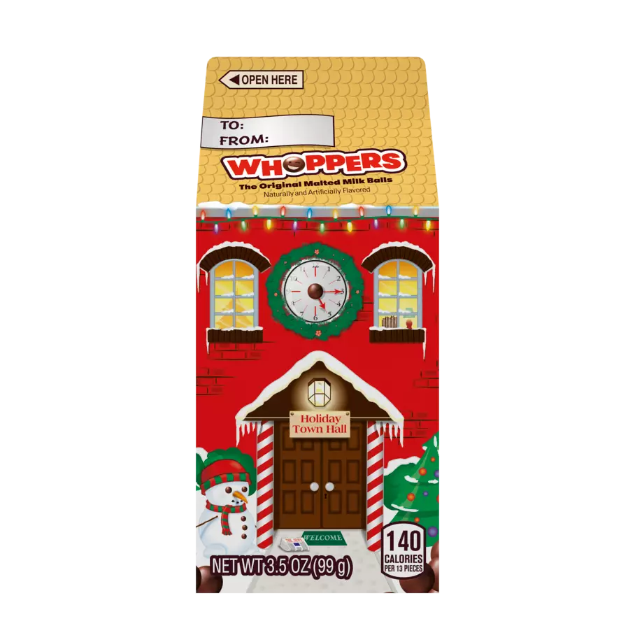 Hershey Christmas Whopper Mini Carton 3.5oz