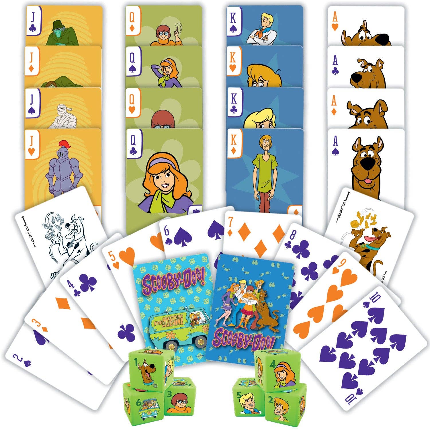 scooby doo card sleeves Buckle-Down Business Holder - SCOOBY-DOO Group Pose/? Turquoise Doo aficionados collection Scooby Doo 2-pack Playing Cards