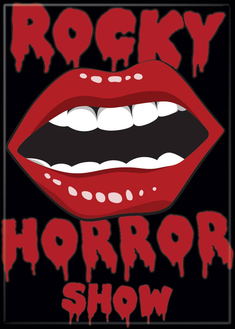 Rocky Horror Show Logo and Lips Magnet