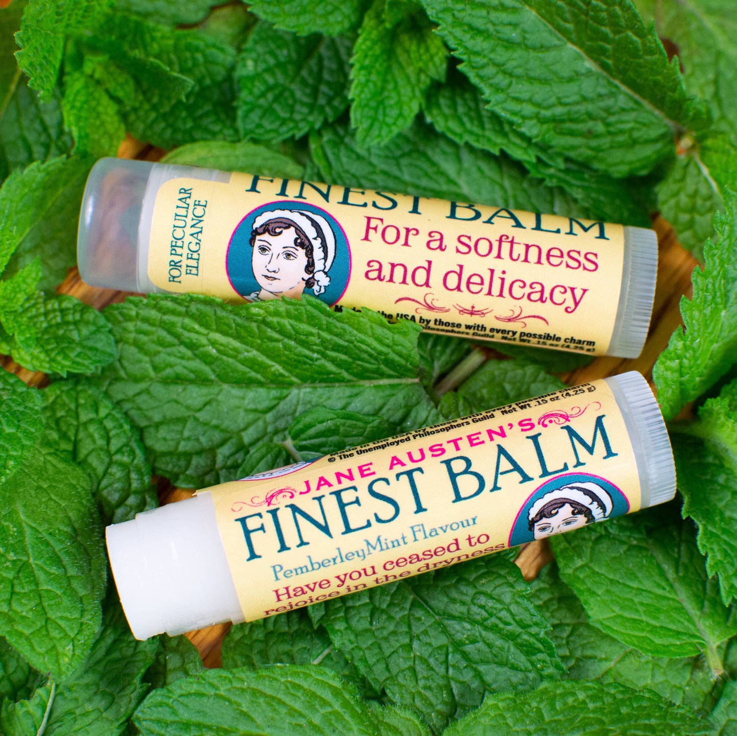 Unemployed Philosophers Guild - Austen's Finest Lip Balm - Peppermint Flavor