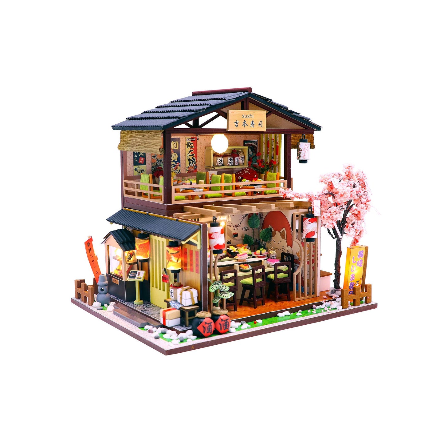 DIY Miniature House Kit: Sushi House