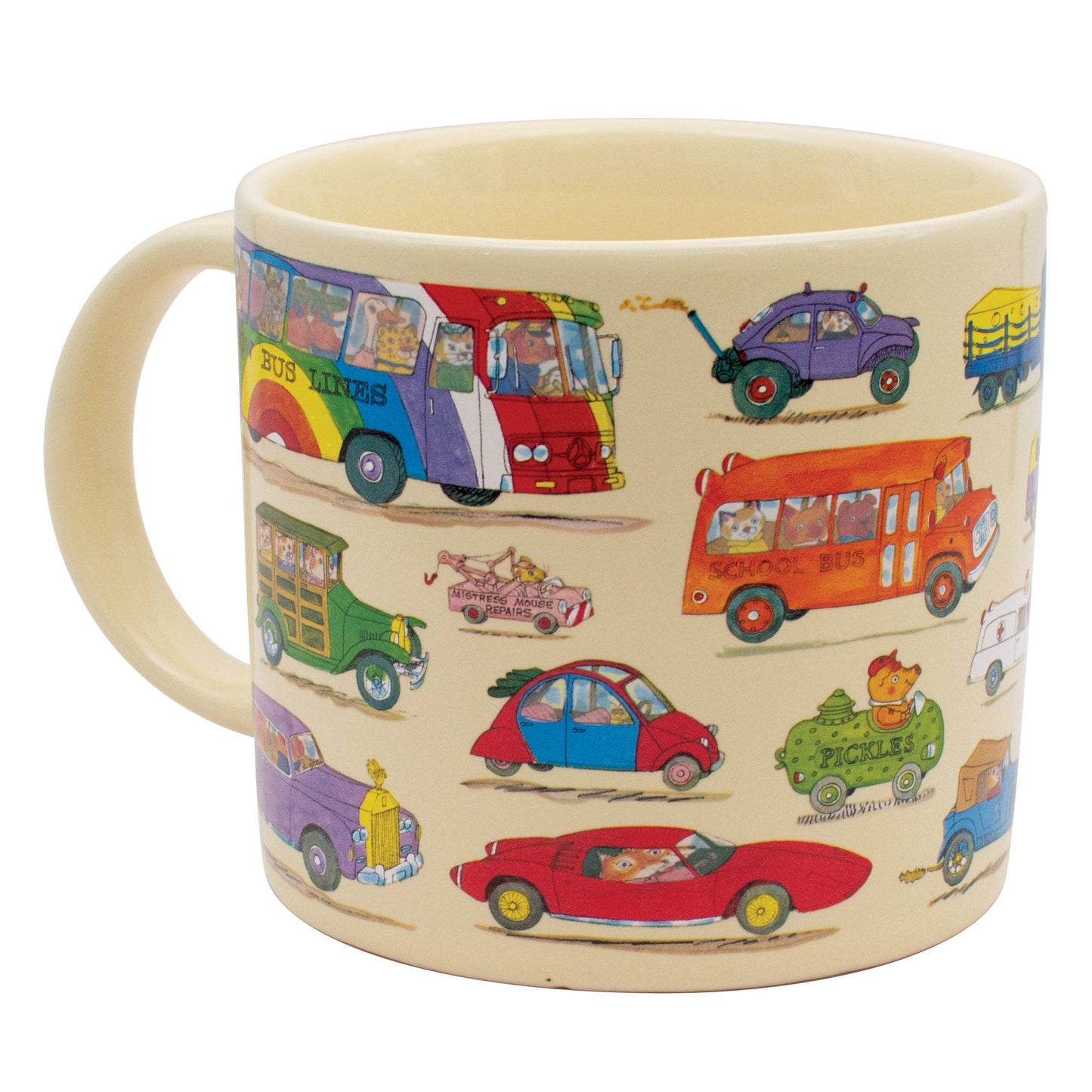 Unemployed Philosophers Guild - Richard Scarry Cars and Trucks Heat-Transforming Mug
