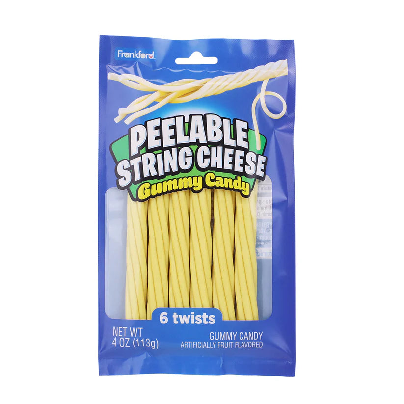 Frankford Peelable String Cheese Gummy Candy 4oz