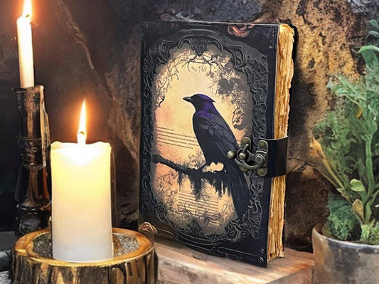 Raven Leather Handmade Journal