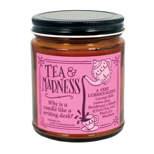 Tea & Madness Alice in Wonderland Scented Jar Candle