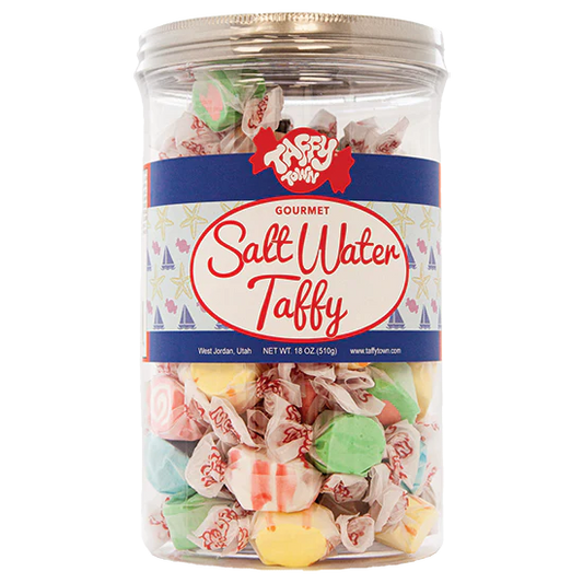 Taffy Town Gift Cannister- Assorted Taffy 18oz
