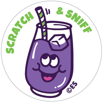 EverythingSmells, LLC - Grape Drink EverythingSmells Scratch & Sniff Stickers