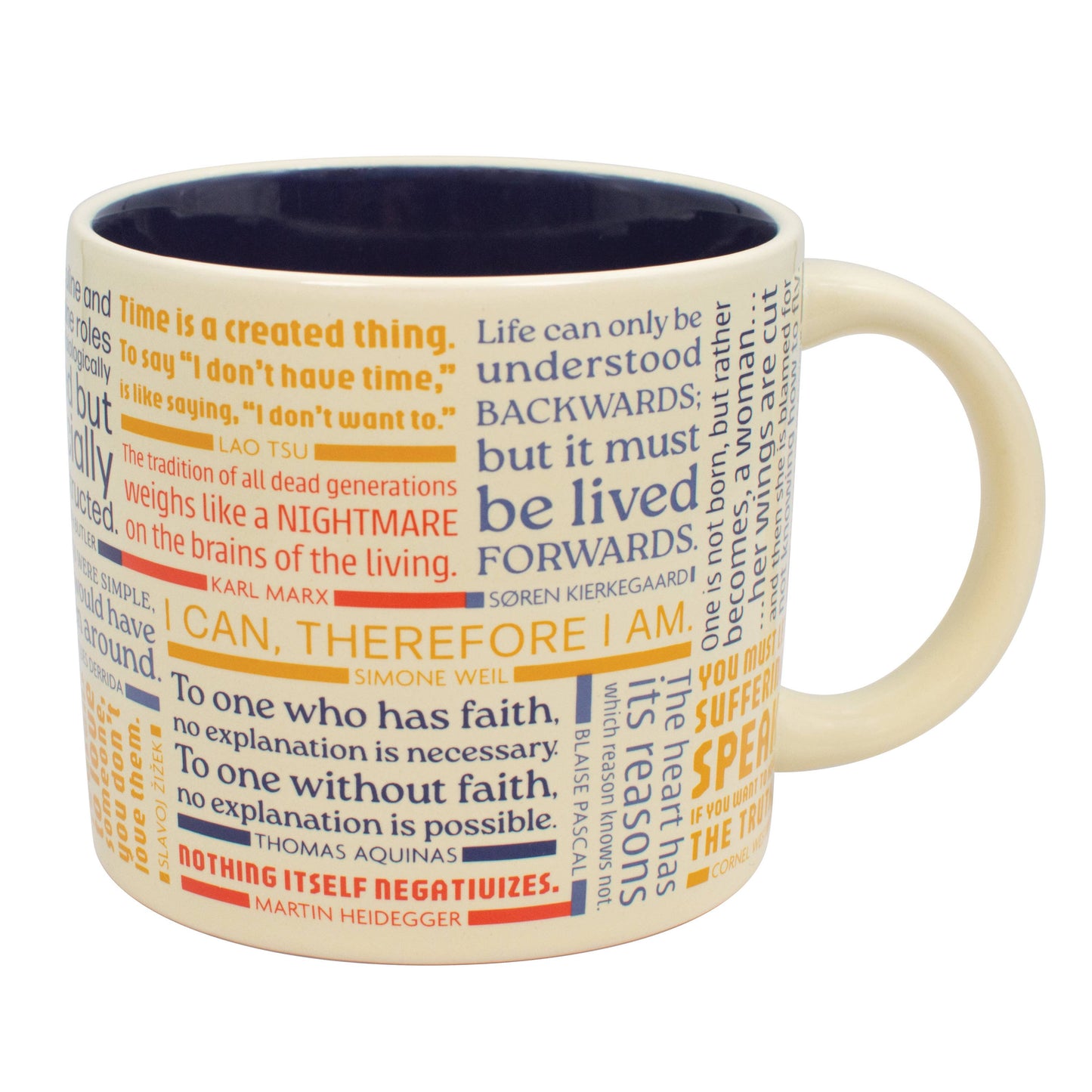 Unemployed Philosophers Guild - I Drink Therefore I Am (Philosophy Quote) Mug
