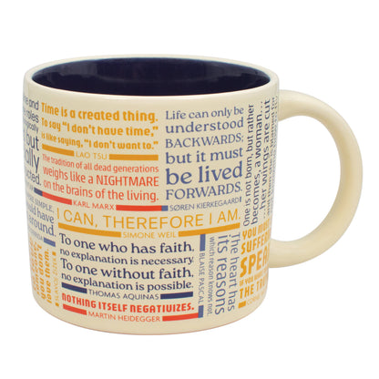 Unemployed Philosophers Guild - I Drink Therefore I Am (Philosophy Quote) Mug