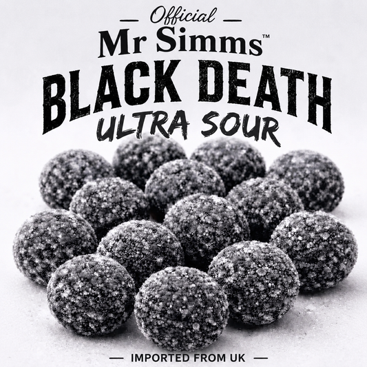 Mr. Simms Sweet Shoppe: Mr. Simms Black Death Ultra Sour🇬🇧
