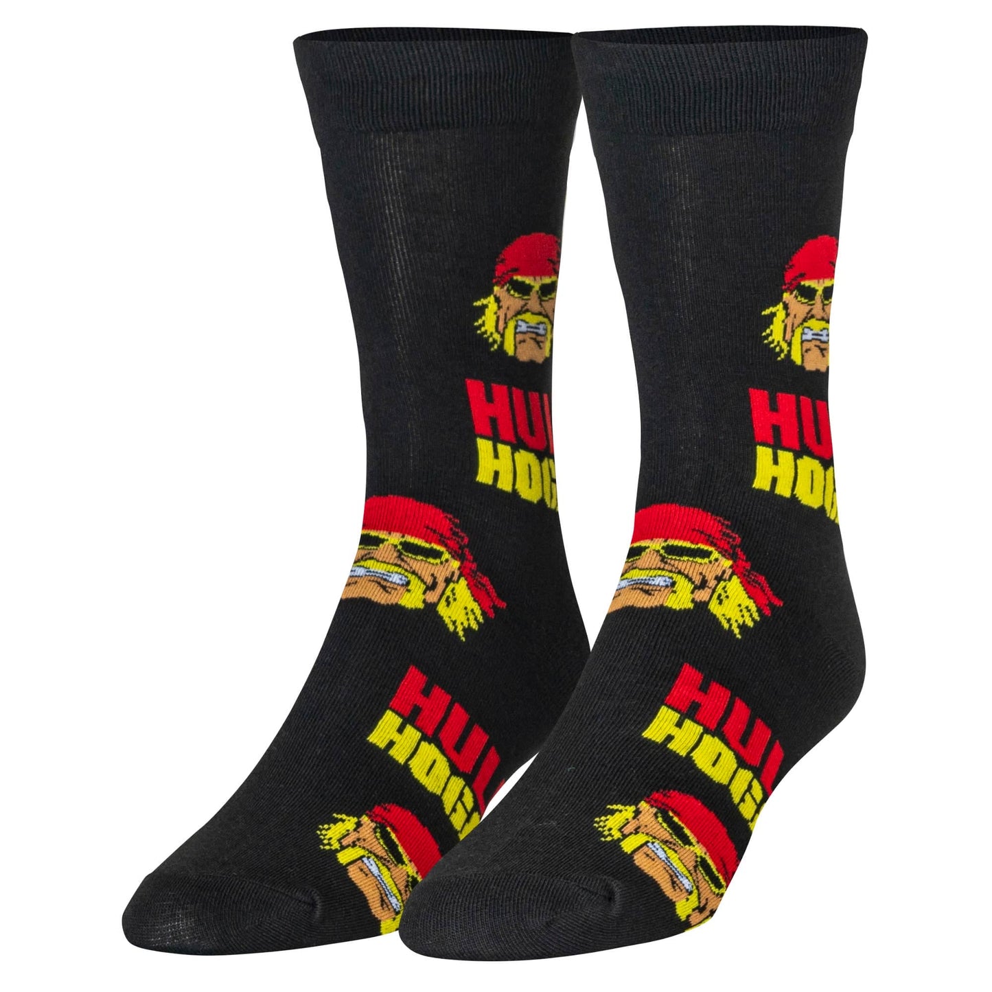 Hulk Hogan -  Crazy Socks - Mens Crew Folded