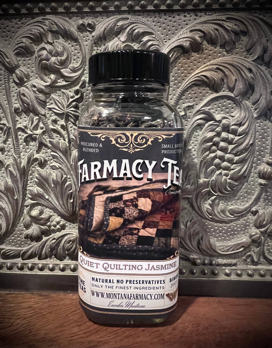 Quiet Quilting Knitting Jasmine Green tea for the Quilter!