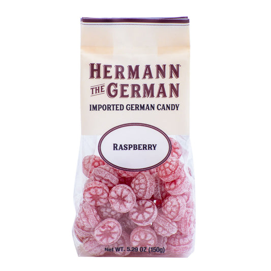 Hermann the German Raspberry Hard Candy 5.29oz