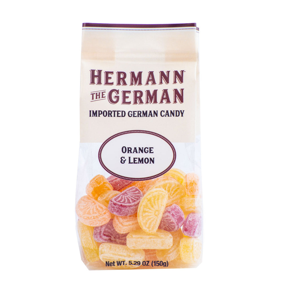 Hermann the German Orange & Lemon Hard Candy 5.29oz
