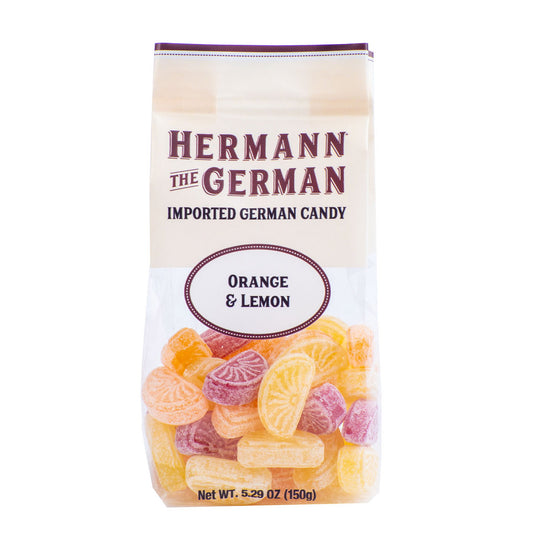 Hermann the German Orange & Lemon Hard Candy 5.29oz