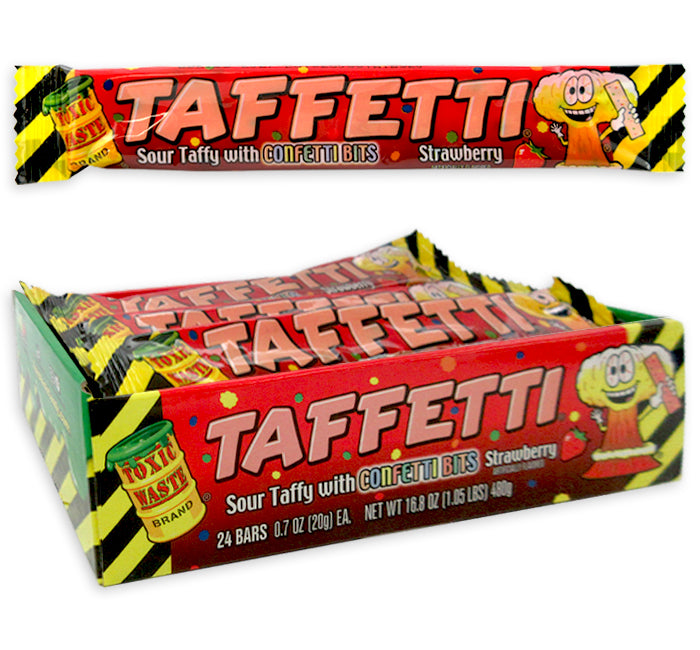 Toxic Waste Taffetti- Strawberry
