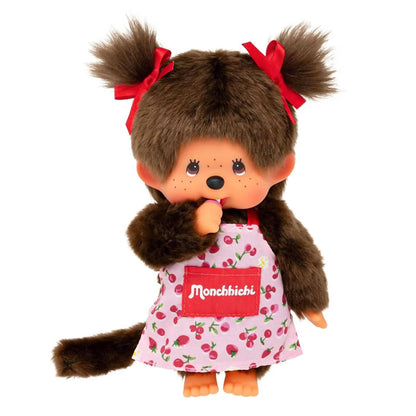 Monchhichi Flower Apron Girl 8 Inch Plush
