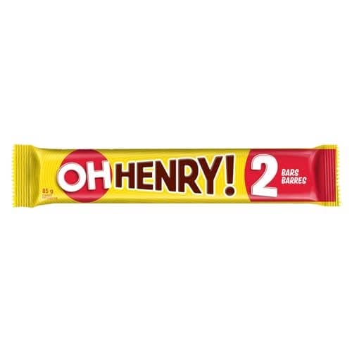 Oh Henry King Size Chocolate Bars 85g, case 24ct