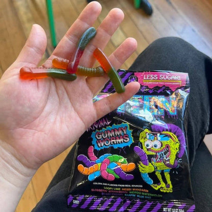 Original Gummy Worms Candy: GF, Prebiotics, Low Sugar