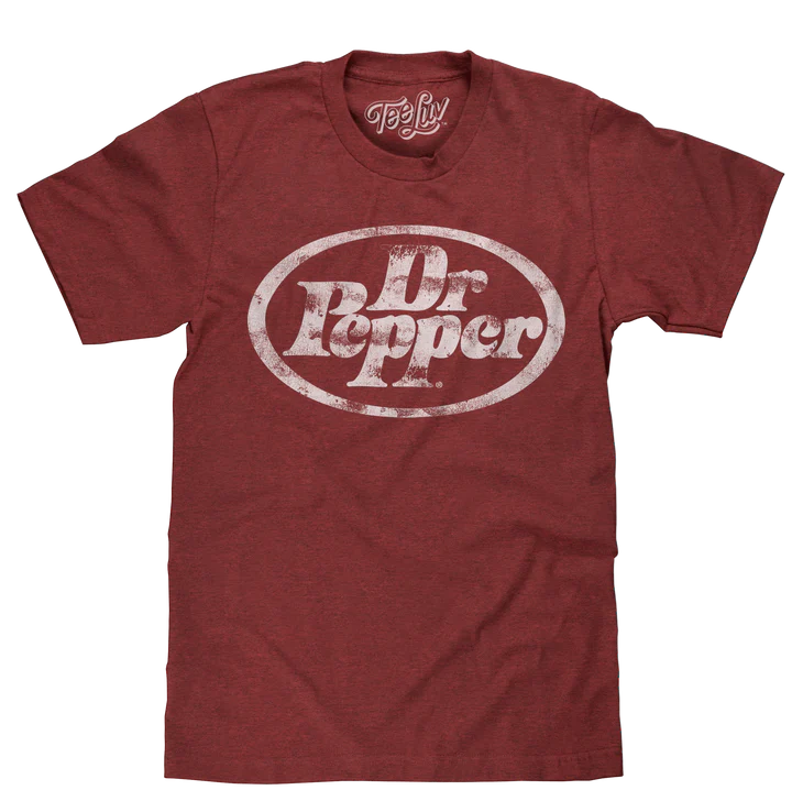 Dr. Pepper Distressed Logo Tee