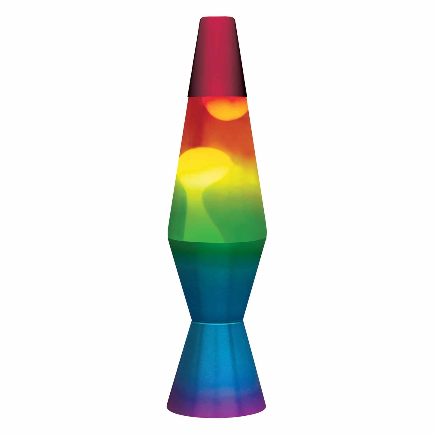 11.5" Lava Lamp- White/Tricolor