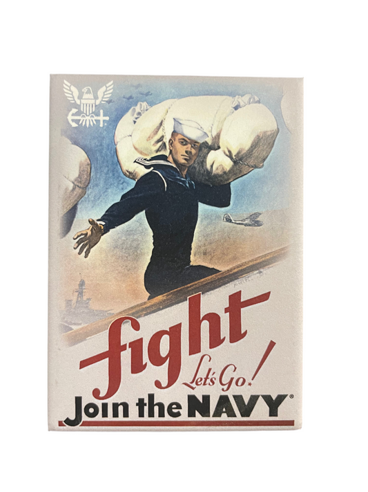 U.S. Navy® Fight Let's Go! Join the Navy Magnet
