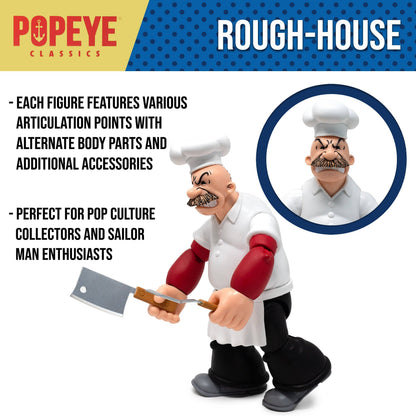 Boss Fight Studio: Action Figures and Collectibles - Popeye Classics Action Figure: Rough-House