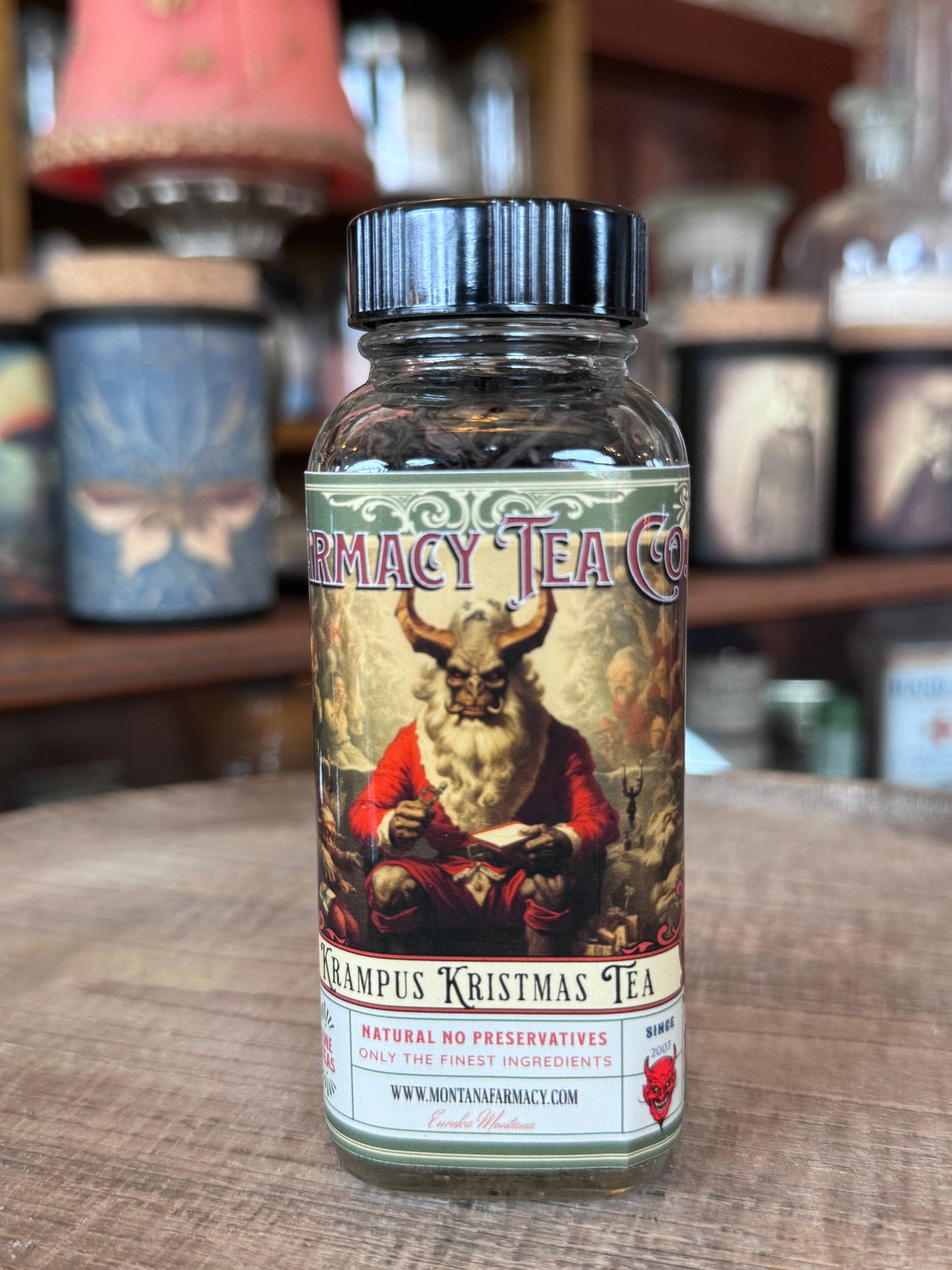It's a Krampus Christmas! Delish tea Nordic Smoke