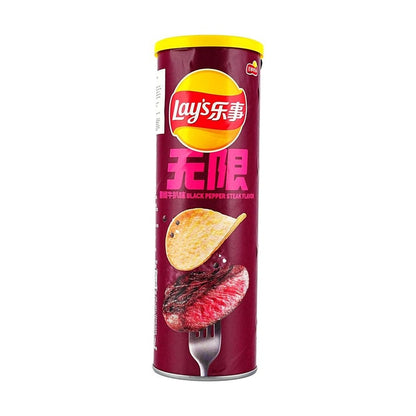 Stax Black Pepper Rib Eye Steak Potato Chips- 3.17oz
