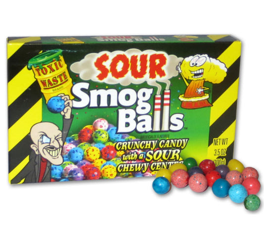 Toxic Waste Sour Smog Balls Theater Box- 3.5oz