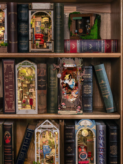 DIY Miniature Book Nook Kit: Fall into Wonder