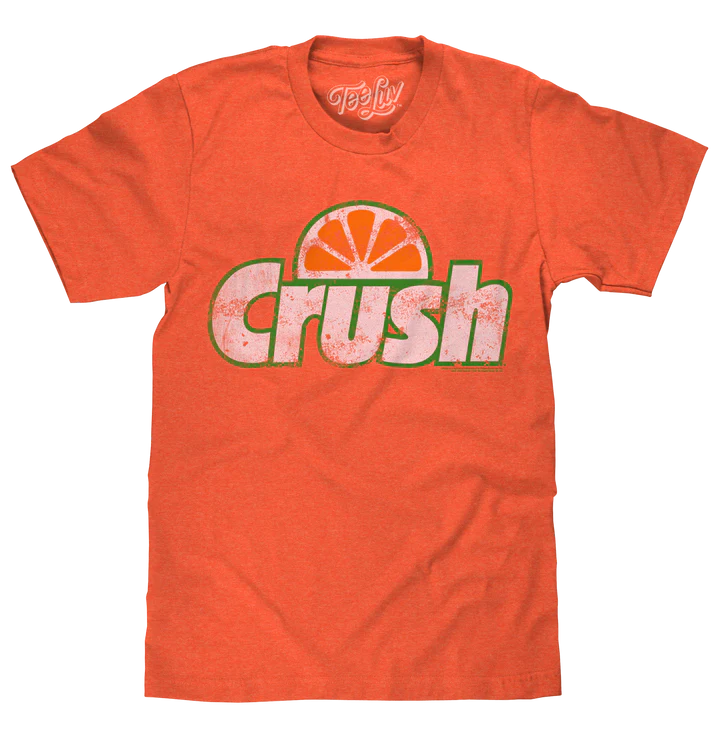 Vintage Orange Crush Logo Tee