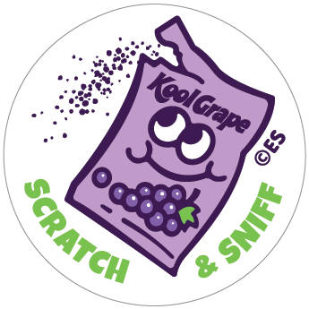EverythingSmells, LLC - Grape Drink EverythingSmells Scratch & Sniff Stickers