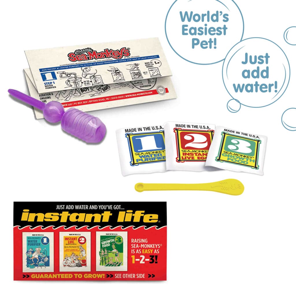 Retro Sea-Monkey Instant Life Kit