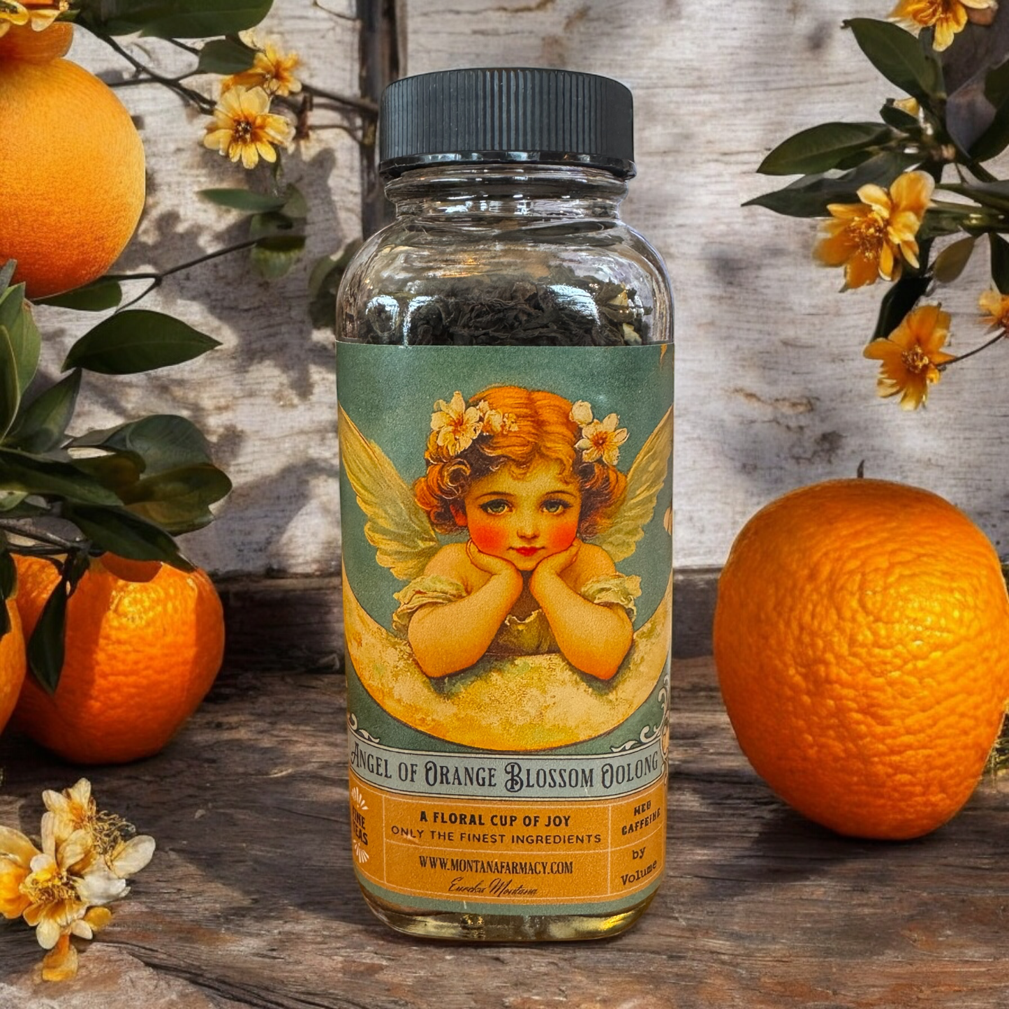 Angel of Orange Blossom Oolong Victorian Baroque Cherub Tea