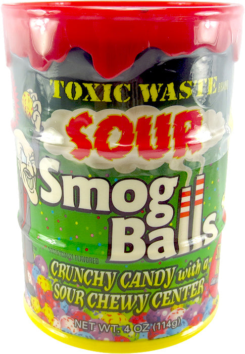Toxic Waste Sour Smog Balls Bank