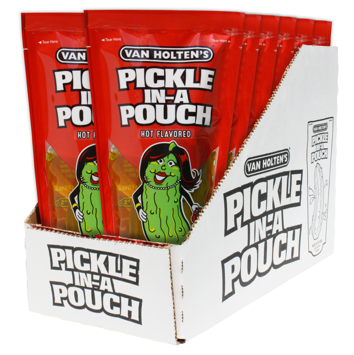 Van Holten's - Van Holten's Hot Mama Pickle-In-A-Pouch, 12ct Case 
