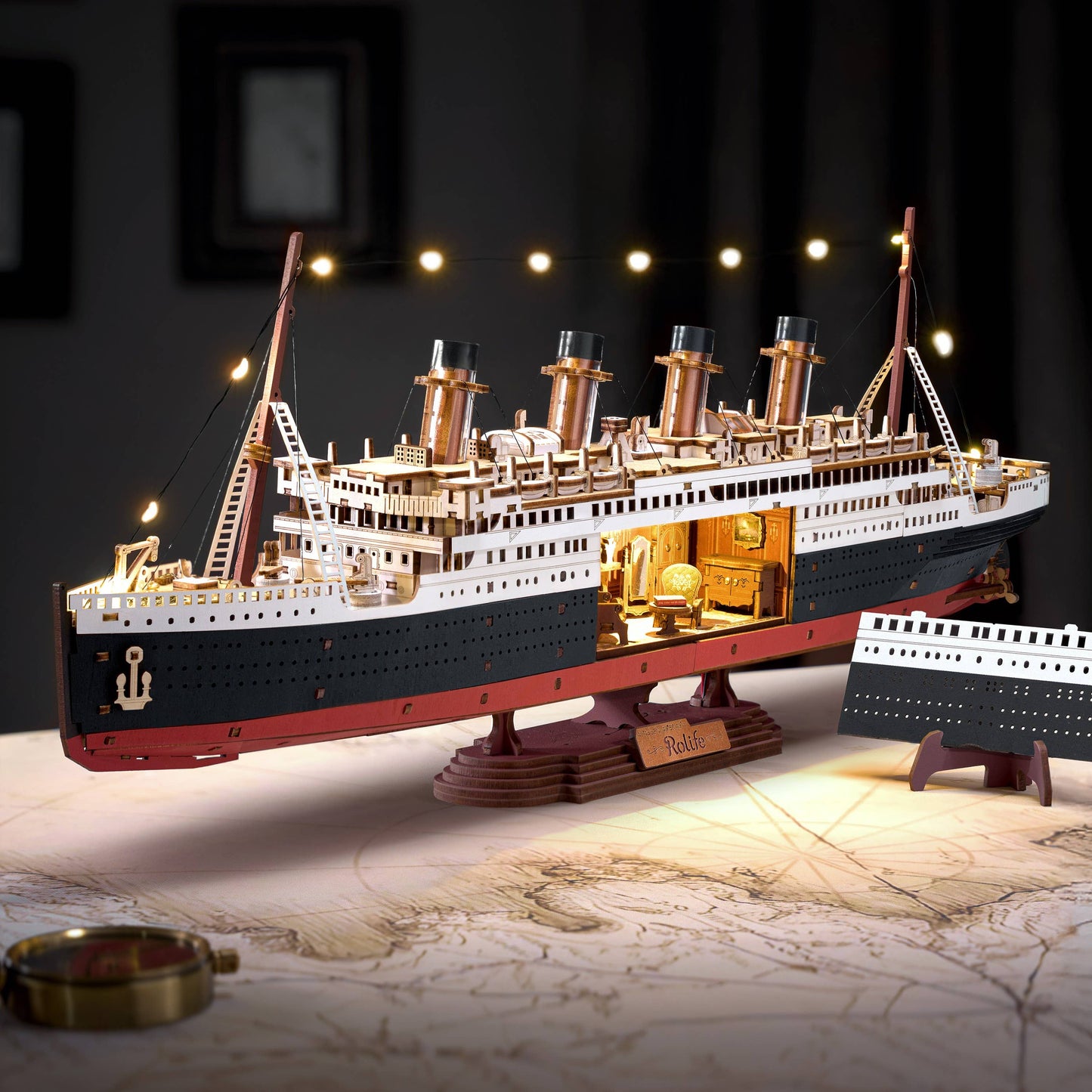 3D Wooden Puzzle: 1912 · Eternal Atlantic Voyager (Titanic)